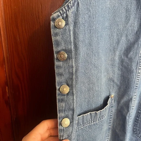 Denim Sleeveless Dress - Picture 2 of 8